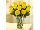 Heavenly Rose - 12 Stems Vase